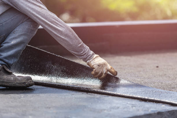 Professional Basement Waterproofing technician working in Manahawkin, NJ